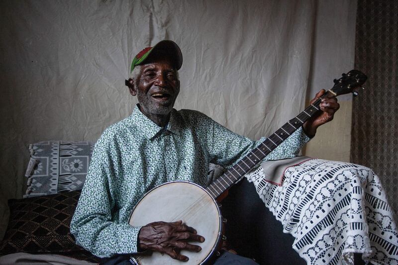 Malawian musician Giddes Chalamanda, 92, has become a TikTok star with his song 'Linny Hoo', but he has no idea what social media is. AFP