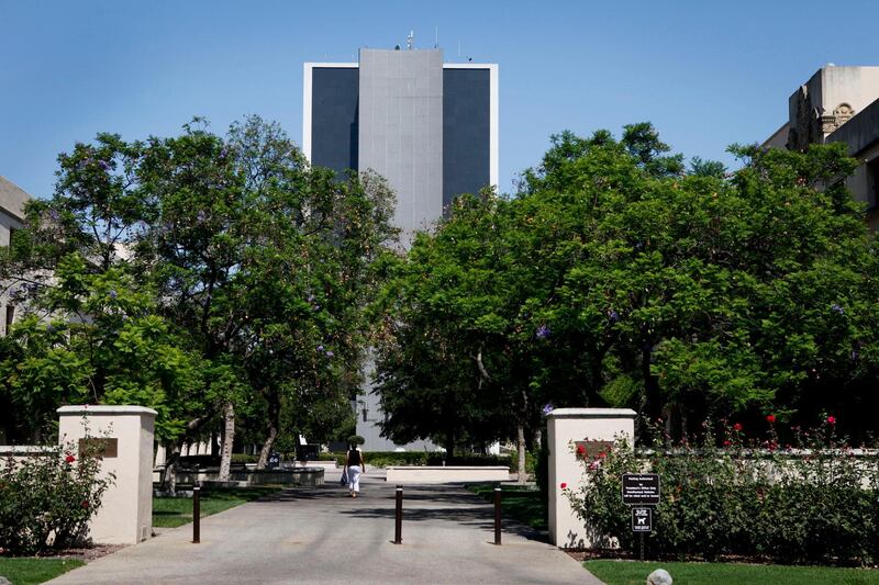 General views of Caltech, where in the Joint Center for Artificial Photosynthesis the program is developing solar fuels at the California Institute of Technology (Caltech) in Pasadena, California, U.S., on Tuesday, July 9, 2013. Photographer: Patrick T. Fallon/Bloomberg