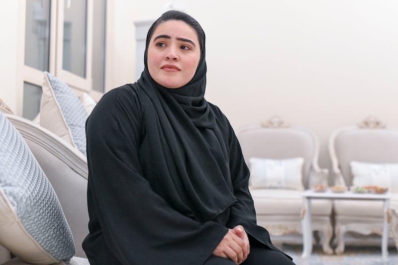 Bedoor Jassem, 26, beat colon cancer after doctors in Abu Dhabi performed robotic surgery on her. Khushnum Bhandari / The National