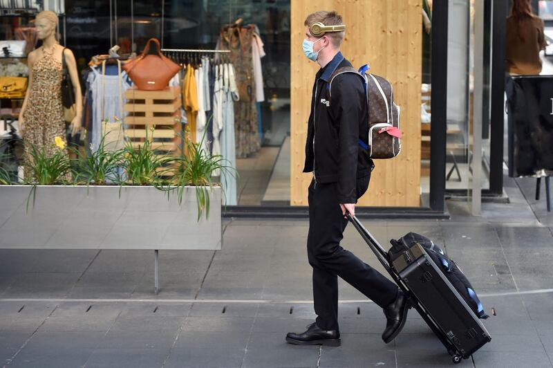 Manchester City's midfielder Kevin De Bruyne arrives at the team's hotel in Porto. AFP
