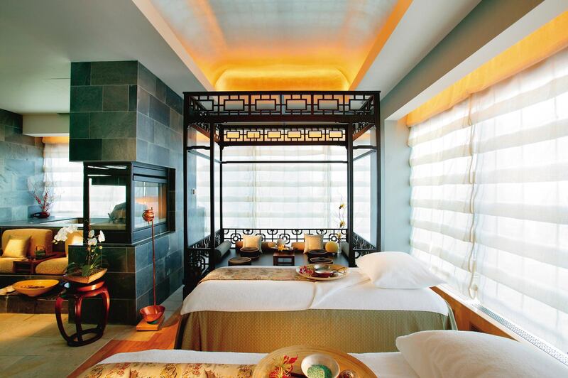 <p>VIP suite at the spa at&nbsp;Mandarin Oriental, New York</p>
