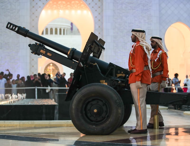 Cannon were fired across the Emirates to signify the start of the first iftar of Ramadan 1445