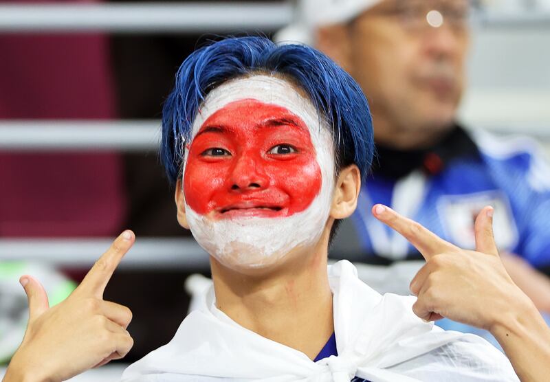 Japan's fans are hoping their team can seal their place in the last 16. EPA