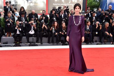 VENICE, ITALY - SEPTEMBER 02:  Alessandra Mastronardi walks the red carpet ahead of the 'Suburbicon' screening during the 74th Venice Film Festival at Sala Grande on September 2, 2017 in Venice, Italy.  (Photo by Pascal Le Segretain/Getty Images)