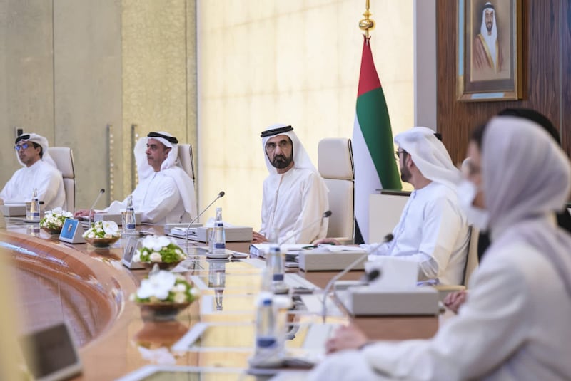 Sheikh Mohammed said the economy had recorded growth in all sectors.