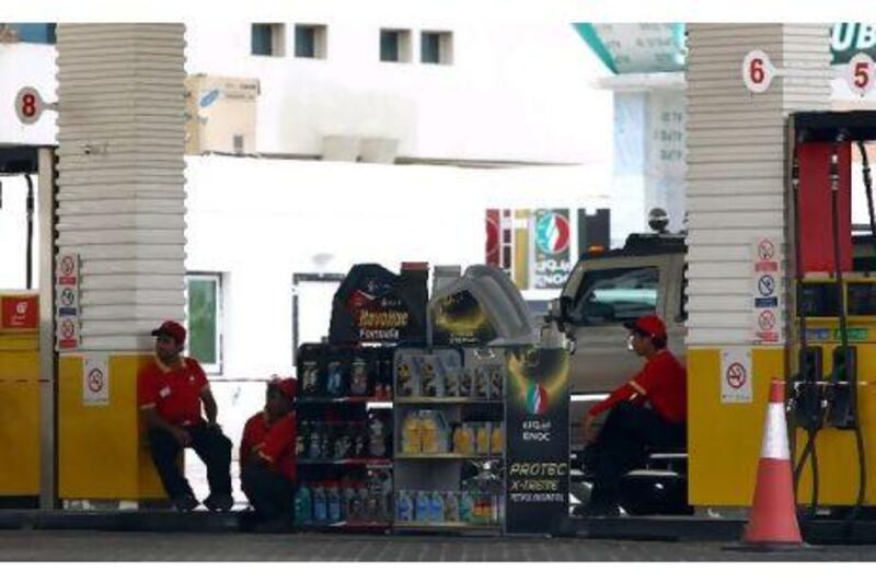 The upgradation work at Eppco and Enoc gas stations has caused petrol shortages in Sharjah and Ajman.
