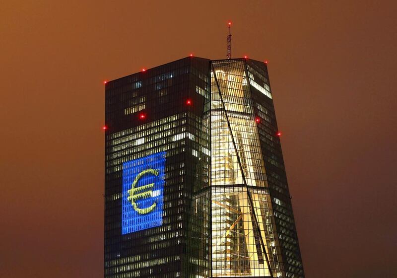 The Brexit referendum and the US election have produced what the European Central Bank calls its 'composite indicator of systemic stress'. Above, the ECB headquarters in Frankfurt. Kai Pfaffenbach / Reuters