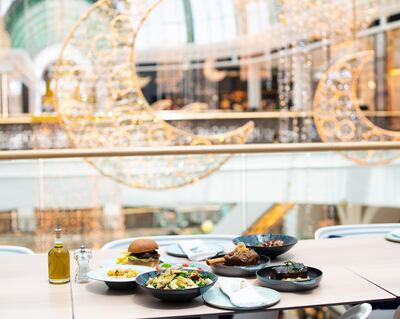 The Lighthouse Restaurant and Concept Store at Mall of the Emirates is offering a five-course set menu for iftar during Ramadan. Courtesy The Lighthouse Restaurant and Concept Store