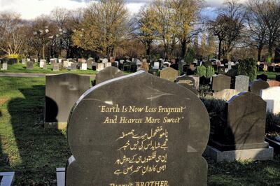 Muslim graves at Handsworth Cemetery, Birmingham, 19-11-2020.
Photos by John Robertson for The National.