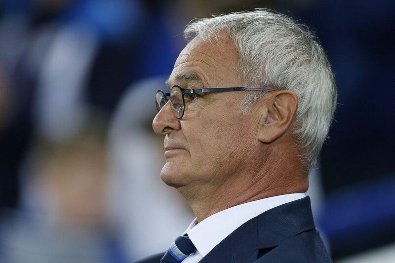 Leicester City manager Claudio Ranieri reacts ahead of the Champions League Group G match against Porto. Ian Kington / AFP