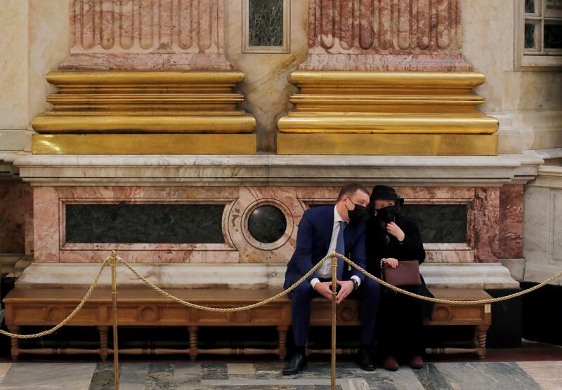 Guests taking their seat before the ceremony