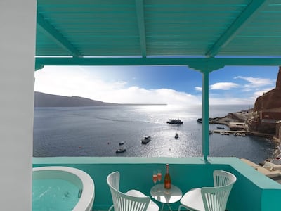 Secret Suite, Santorini, Greece. Photo: Airbnb