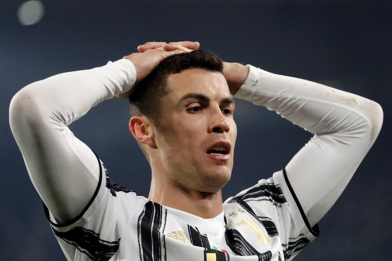 Cristiano Ronaldo had a frustrating night as Juventus were knocked out of the Champions League by Porto. PA