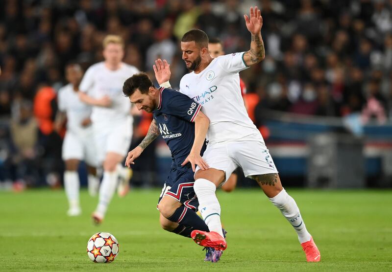 Kyle Walker 7 – Couldn’t get more than a toe onto Mbappe’s cross to thwart the opening goal, but he then made a vital interception to deny Neymar from Messi’s needle-threaded through ball. Made another timely intervention when Neymar was clean through, doing just enough to put off the Brazilian. Getty Images