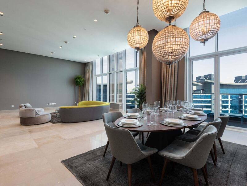 Four-bedroom penthouse in Oceana Caribbean, Palm Jumeirah. Courtesy Luxhabitat Sotheby's International Realty