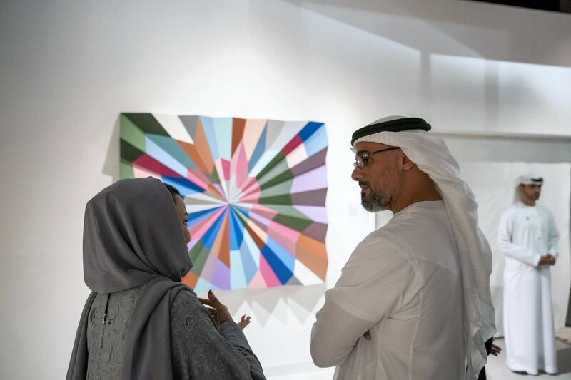 Three selected artists – Ayesha Hadhir, Rawdha Khalifa Al Ketbi and Shaikha Fahad Al Ketbi – have undertaken a year-long project culminating in the realisation of a new art work or project which was unveiled at Abu Dhabi Art on Saturday