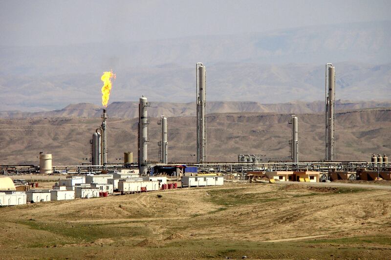 A Dana Gas plant in the Kurdish region of Iraq. Reuters