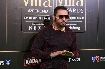Rapper Yo Yo Honey Singh at IIFA Rocks. Khushnum Bhandari / The National
