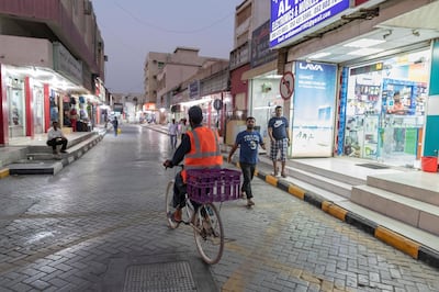 RAS AL KHAIMAH, UNITED ARAB EMIRATES. 14 OCTOBER 2018. Neighbourhood Watch, Al Nakheel old market and Gulf cinema in Ras Al Khaimah city. 

. (Photo: Antonie Robertson/The National) Journalist: Ruba Hazza. Section: National.