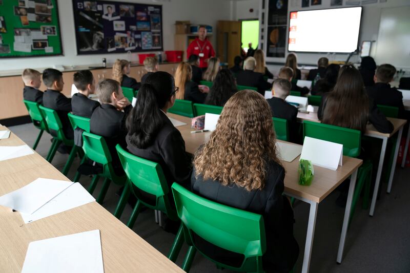 Keir Starmer will call for changes to the curriculum in England including a focus on creative and digital skills, sport and financial literacy. Photo: AP