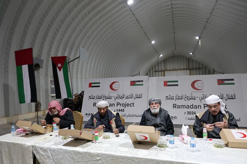 The refugee camp was opened in 2013 and is funded by the UAE. Wam