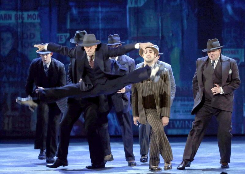 The cast of Bullets Over Broadway performs during the Tony Awards. Carlo Allegri / Reuters