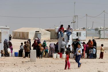 Syrian refugees at the Zaatari camp in Jordan no longer have to queue for water. Reuters 