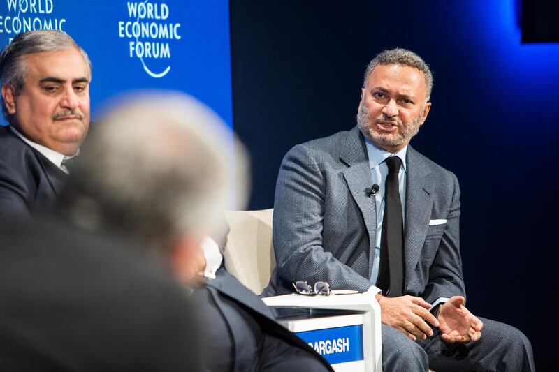 Anwar Gargash, Minister of State for Foreign Affairs of the United Arab Emirates capture during the Session: Finding a New Equilibrium in the Middle East at the Annual Meeting 2018 of the World Economic Forum in Davos, January 24, 2018.
Copyright by World Economic Forum / Sikarin Thanachaiary