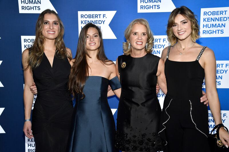 From left, Mariah Kennedy Cuomo, Cara Kennedy-Cuomo, Kerry Kennedy, and Michaela Kennedy-Cuomo. AP