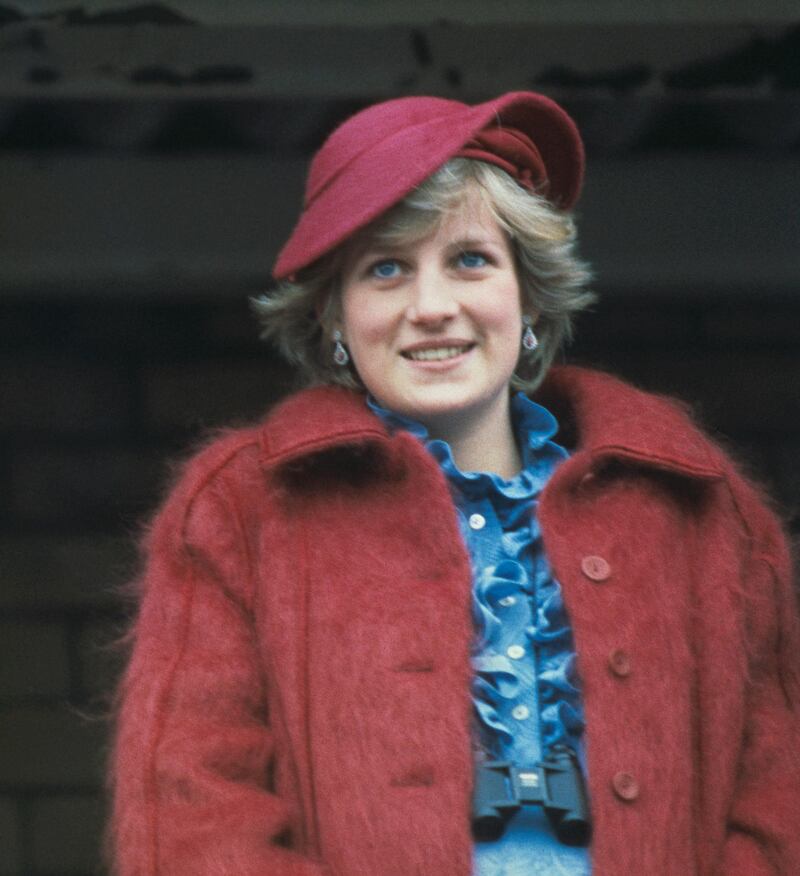 The Princess of Wales (1961 - 1997, later Diana, Princess of Wales) at Aintree racecourse for the Grand National, 3rd April 1982. (Photo by Hulton Archive/Getty Images)