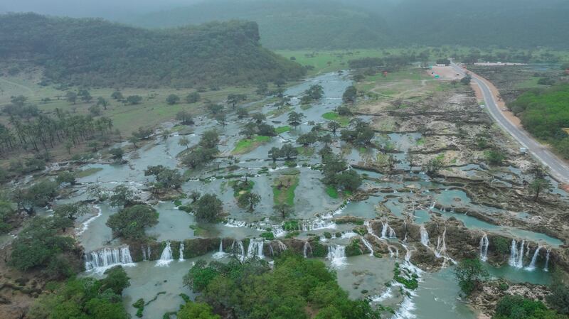 Flooding has hit southern Oman, including the city of Salalah and the nearby towns of Mirbat, Taqa, Rakhyut and Dhalkut. All photos: Oman News Agency