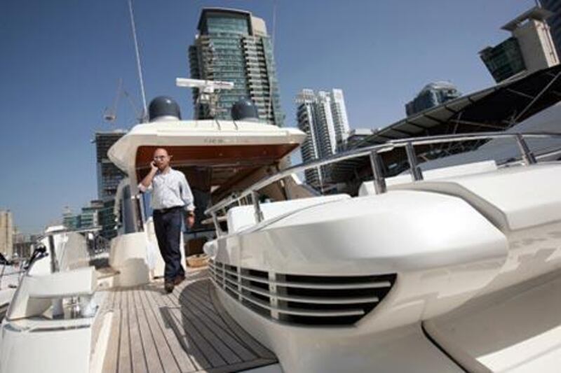 About 40 per cent of the roughly 150 yachts for sale in the UAE are from distressed sellers, according to one estimate.