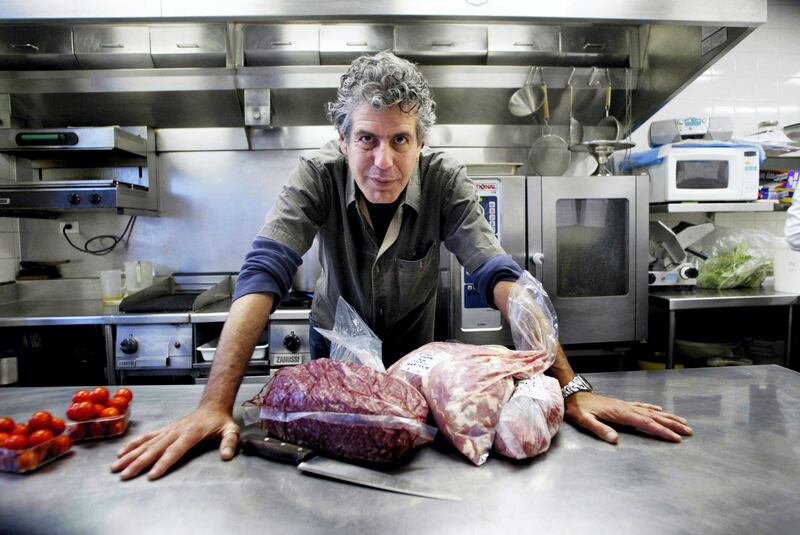 (AUSTRALIA & NEW ZEALAND OUT) Chef Anthony Bourdain from New York in Sydney, 17 March 2005. SHD Picture by JACKY GHOSSEIN (Photo by Fairfax Media via Getty Images)