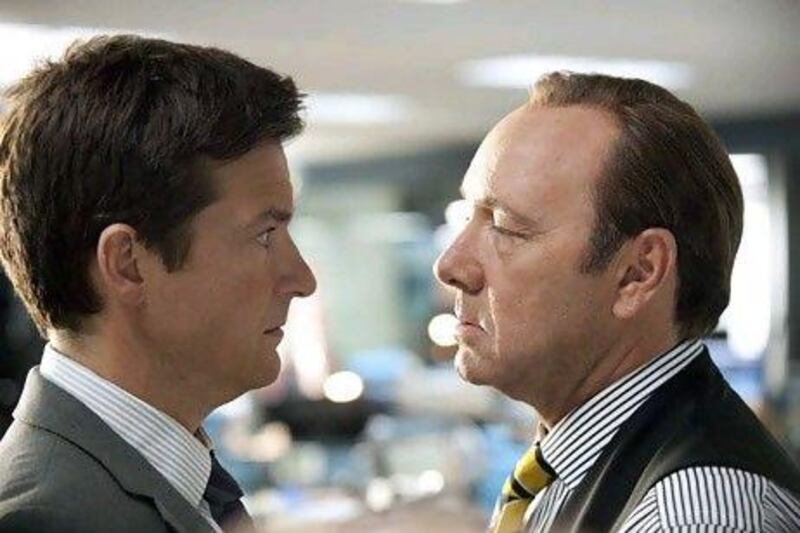 Kevin Spacey lays it on the line for Jason Bateman, left, in the film Horrible Bosses. Warner Brothers / Everett / Rex Features