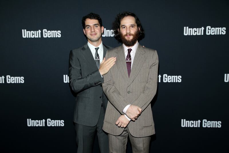 Benny, left, and Josh Safdie in California, 2019. Their Netflix film Uncut Gems received widespread praise from critics. Photo: FilmMagic