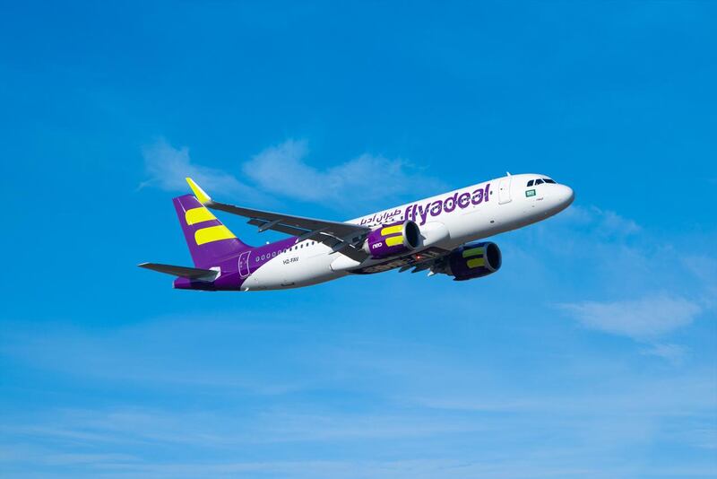 Saudi Arabian low-cost carrier Flyadeal will hire up to 800 employees to reach a total workforce of 2,000 people by the end of 2024, up from 1,200 currently, its new boss Steven Greenway said. Photo: Flyadeal.