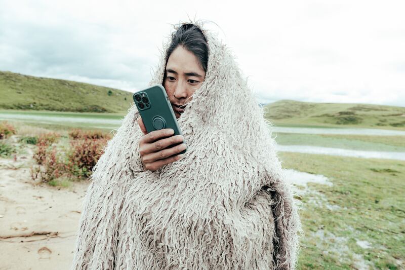 Chinese photographer Xiangyu Long documents the life of a Tibetan yak herder who became an overnight celebrity through TikTok, in 'TikTok in Kham'. Photo: Xiangyu Long
