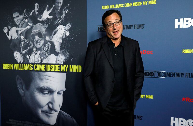 Comedian Bob Saget poses at the premiere for the documentary 'Robin Williams: Come Inside My Mind' in Los Angeles, California on June 27, 2018. Reuters