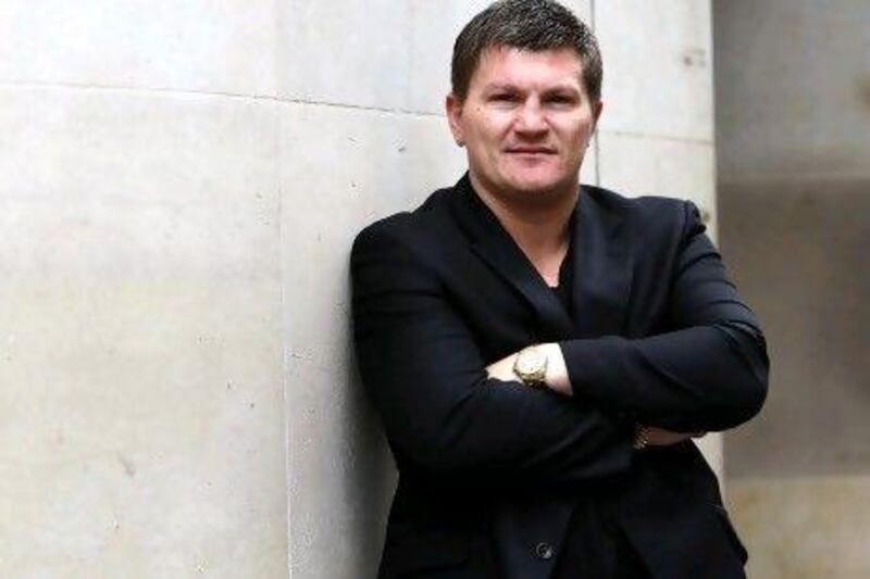 Ricky Hatton is ready to step back into the ring after he was defeated in his last fight by Manny Pacquiao 2009.