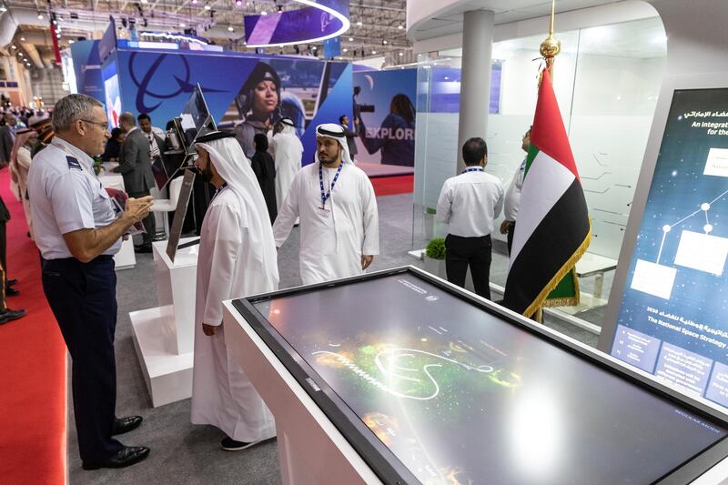 DUBAI, UNITED ARAB EMIRATES. 19 November 2019. The third day of Dubai Airshow at World Central. General image from the show. (Photo: Antonie Robertson/The National) Journalist: None. Section: National.
