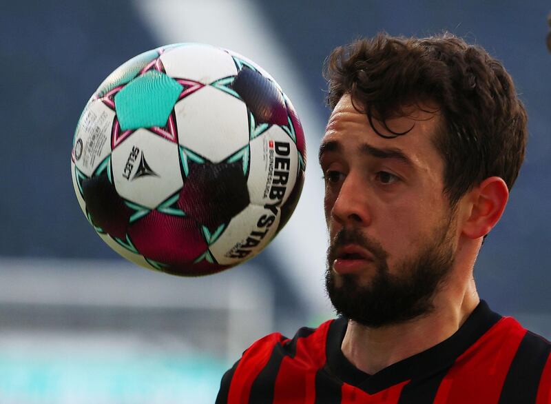 Frankfurt's Amin Younes who scored their second goal. AFP