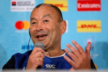 England's head coach Eddie Jones looks ahead to the World Cup Final against South Africa in Tokyo on Saturday. AFP