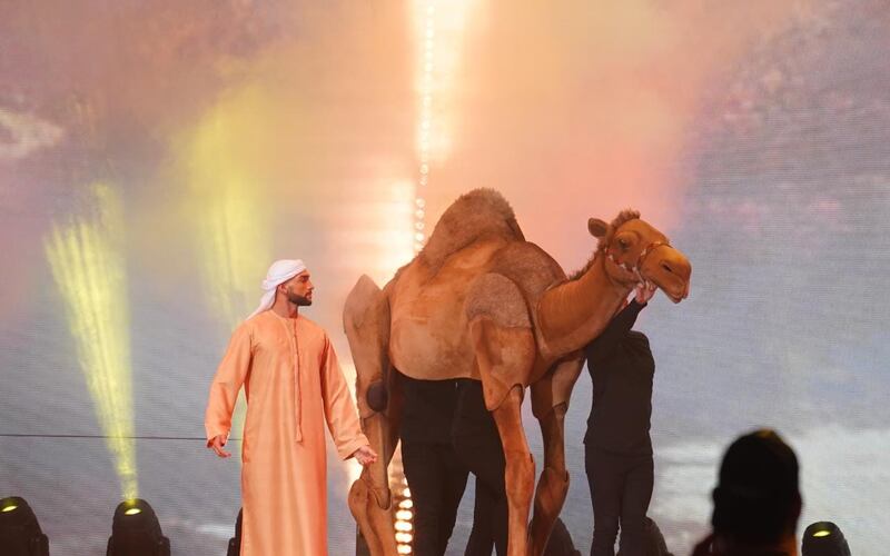 The opening performance took the audience on a cultural journey across the Emirates