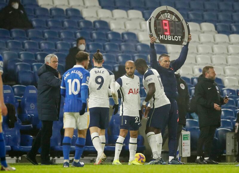 SUB: Lucas Moura (Bale, 61) 4 – Added some pace to the Spurs attack and his dribbling caused Brighton to drop deep, but overall he was ineffectual. Reuters