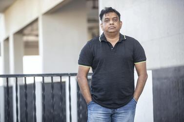 Dubai salesman Firoz Babu often fights to breathe almost a year after he tested positive for Covid-19. Antonie Robertson / The National