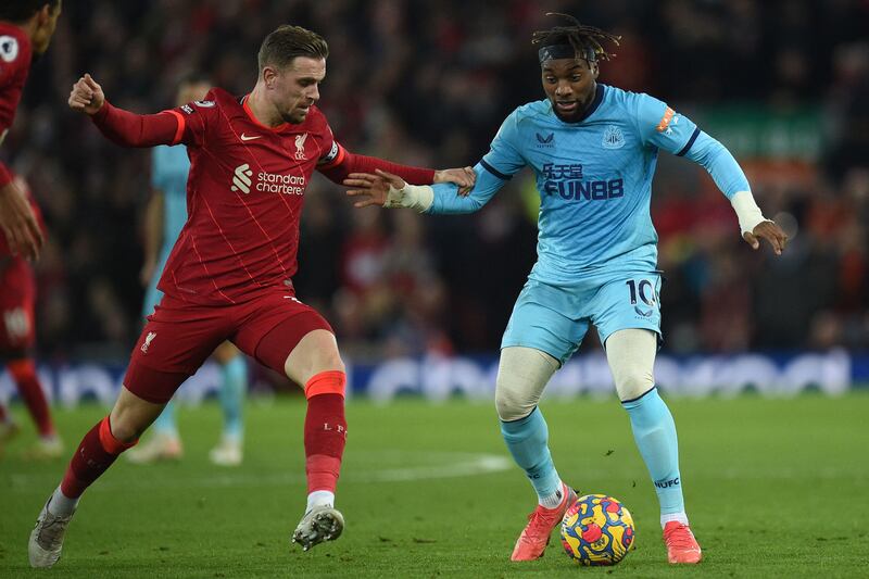 Jordan Henderson - 8

The captain was relentless in the first half, snuffing out attacks and probing in the forward areas. He was more restrained in the second period but maintained midfield control. AFP