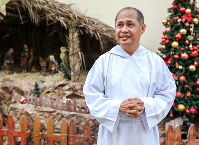 Father Chito Bartolo says the pandemic has reinvigorated people’s desire to celebrate Mass together. Victor Besa / The National