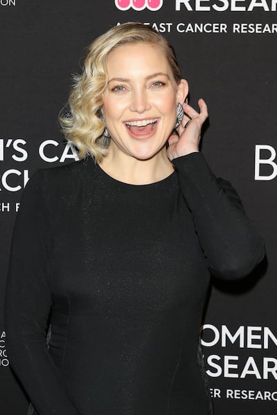 epa07405586 Kate Hudson arrives for the Women's Cancer Research Fund's (WCRF) 'An Unforgettable Evening' at a hotel in Beverly Hills, California, USA, 28 February 2019.  EPA-EFE/NINA PROMMER