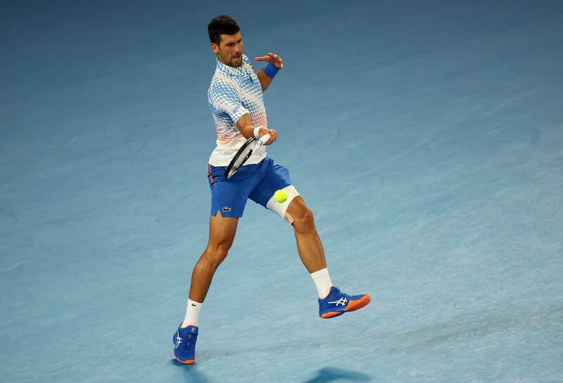Serbia's Novak Djokovic defeated Australia's Alex de Minaur in straight sets. Reuters