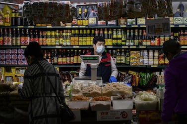 China, the world's second-largest economy is forecast to grow by 1 per cent this year, according to Moody's. Getty Images